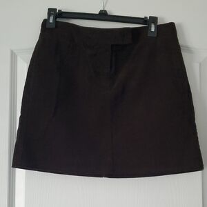 J. Crew Chocolate Brown Skirt corduroy